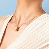 SOFFIO MINI-ME YELLOW GOLD PENDANT