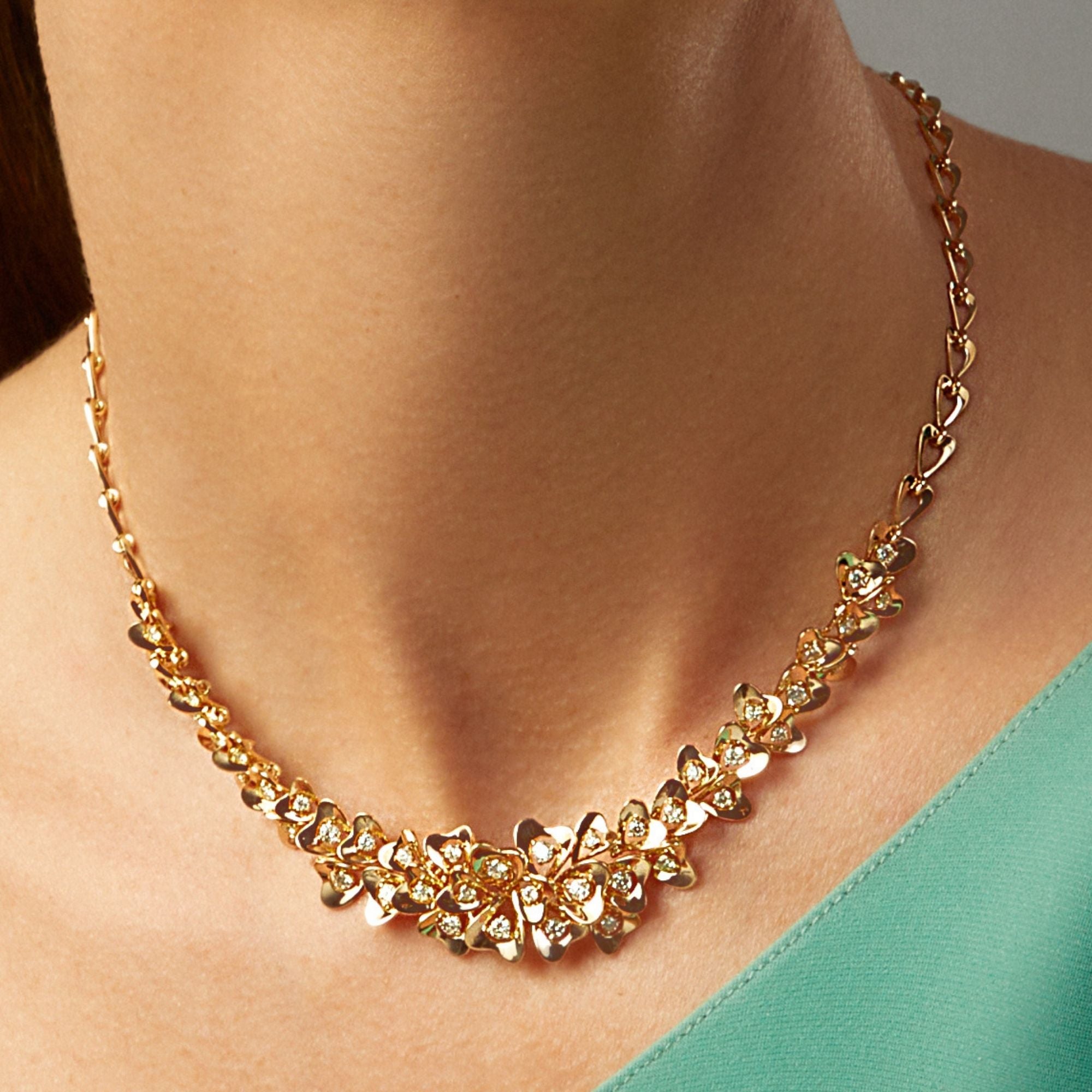 EDERA YELLOW GOLD NECKLACE