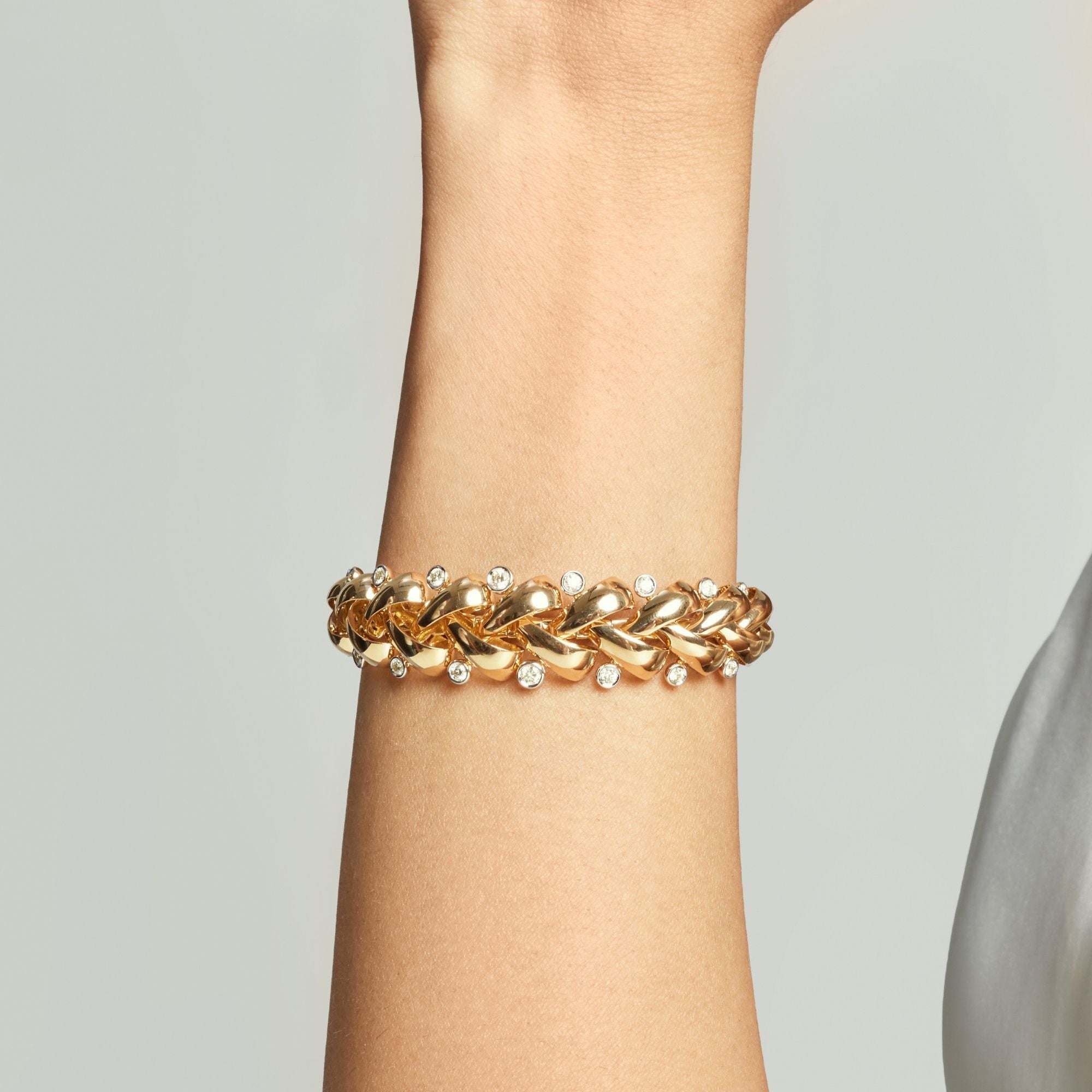 VIRGOLA BIG YELLOW GOLD BRACELET