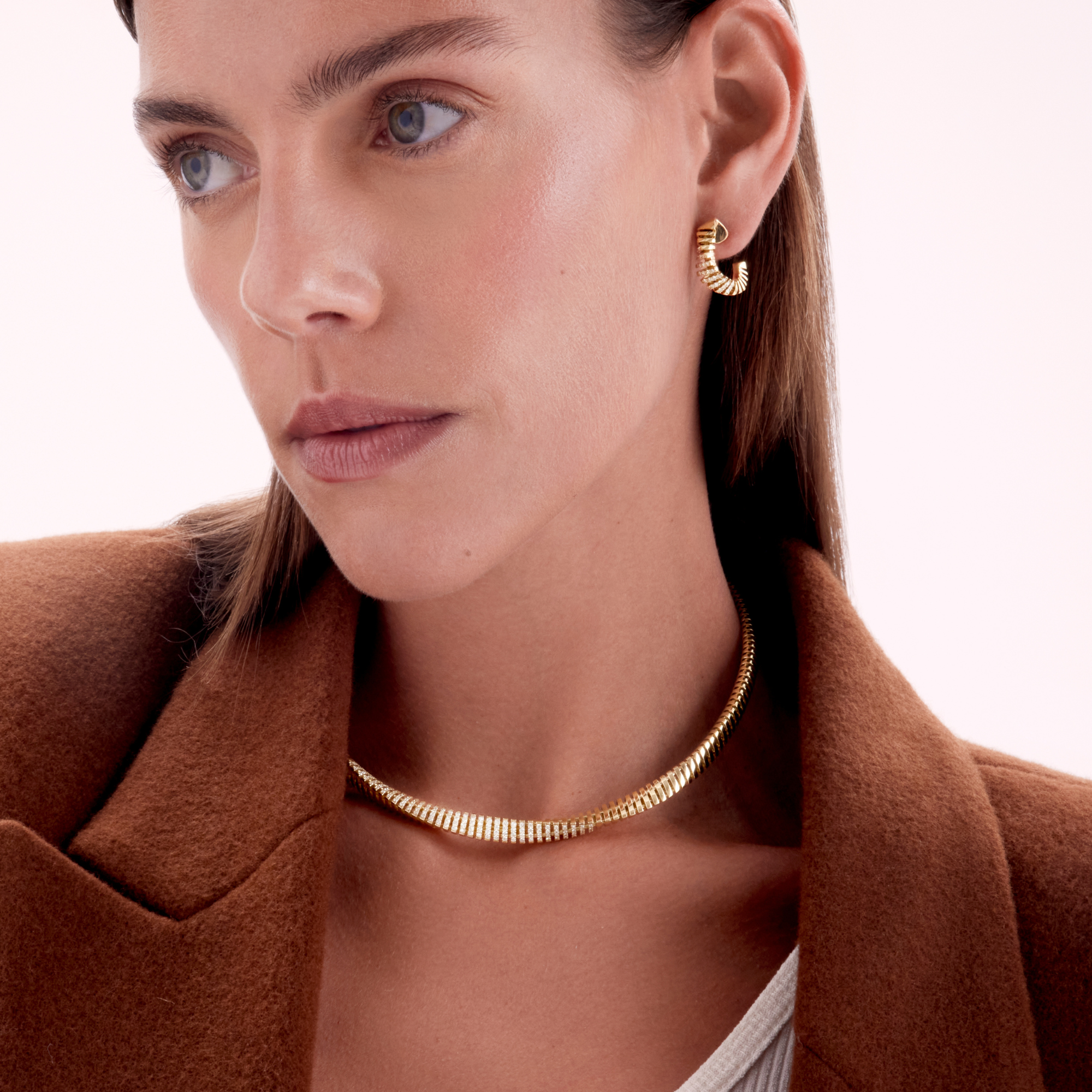 CRESCENDO MINI-ME YELLOW GOLD NECKLACE