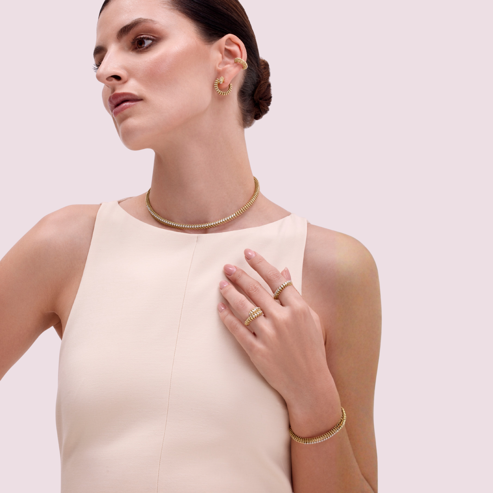 BUBBLES MINI-ME YELLOW GOLD BRACELET