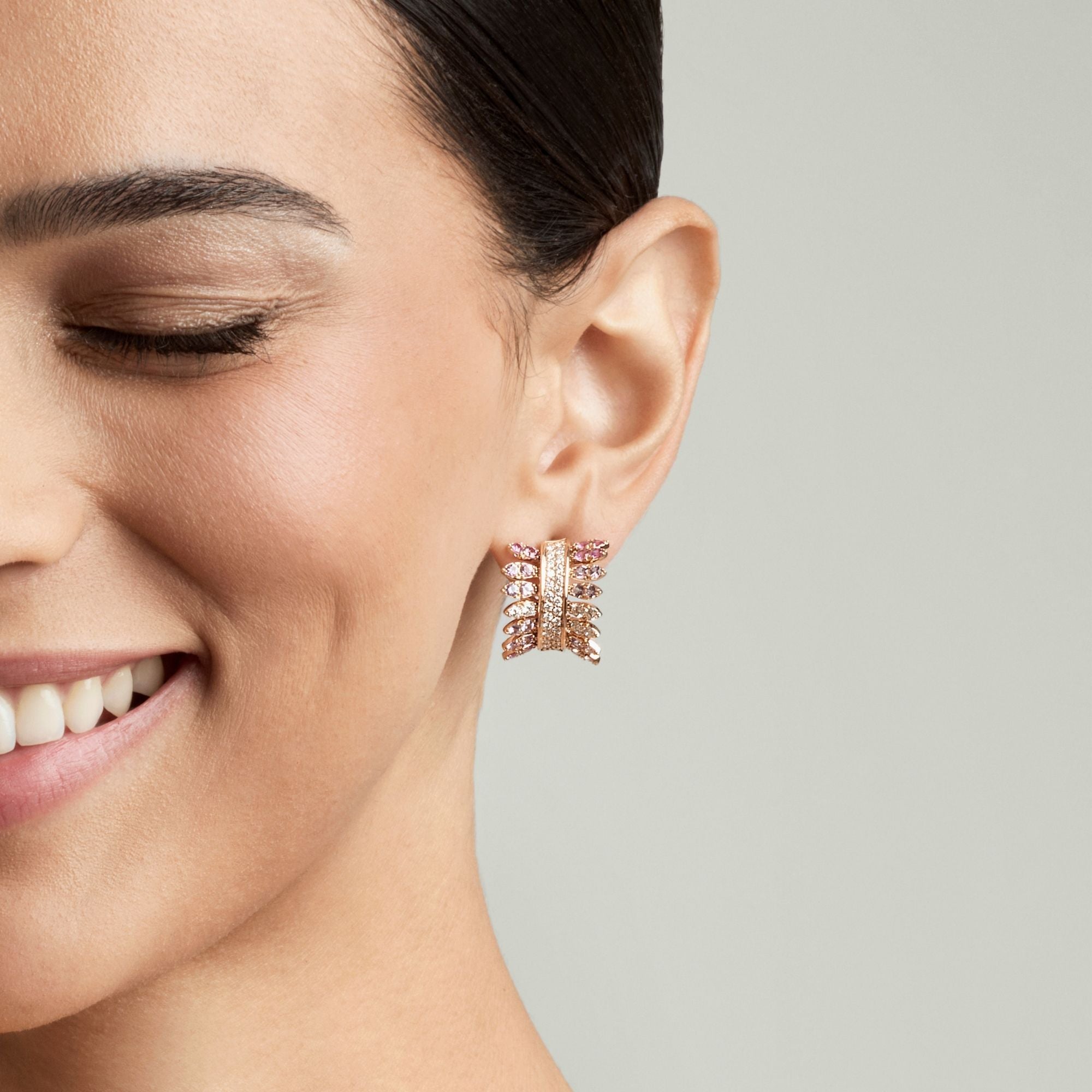 SPETTINATO PINK SAPPHIRES EARRINGS