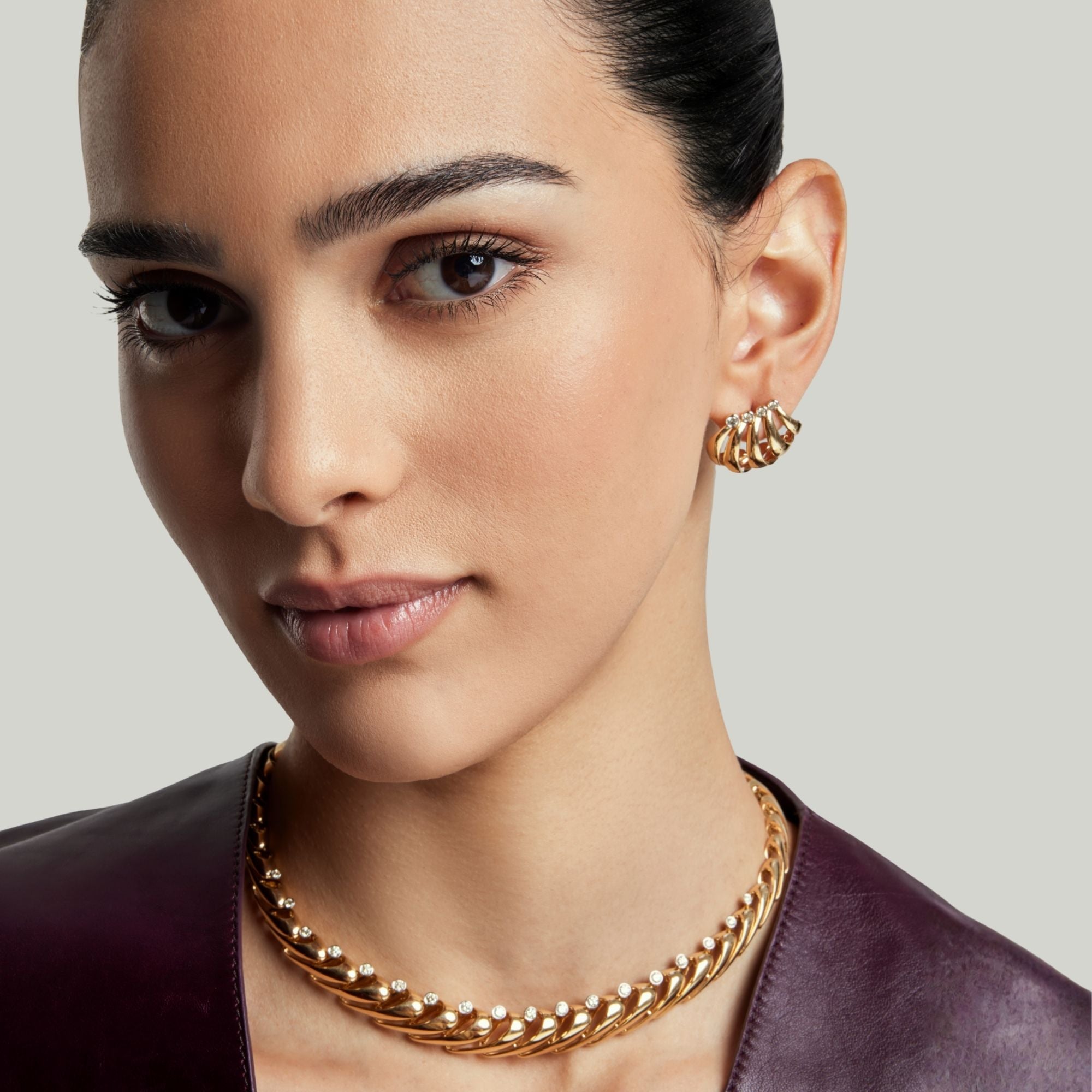 VIRGOLA YELLOW GOLD EARRINGS