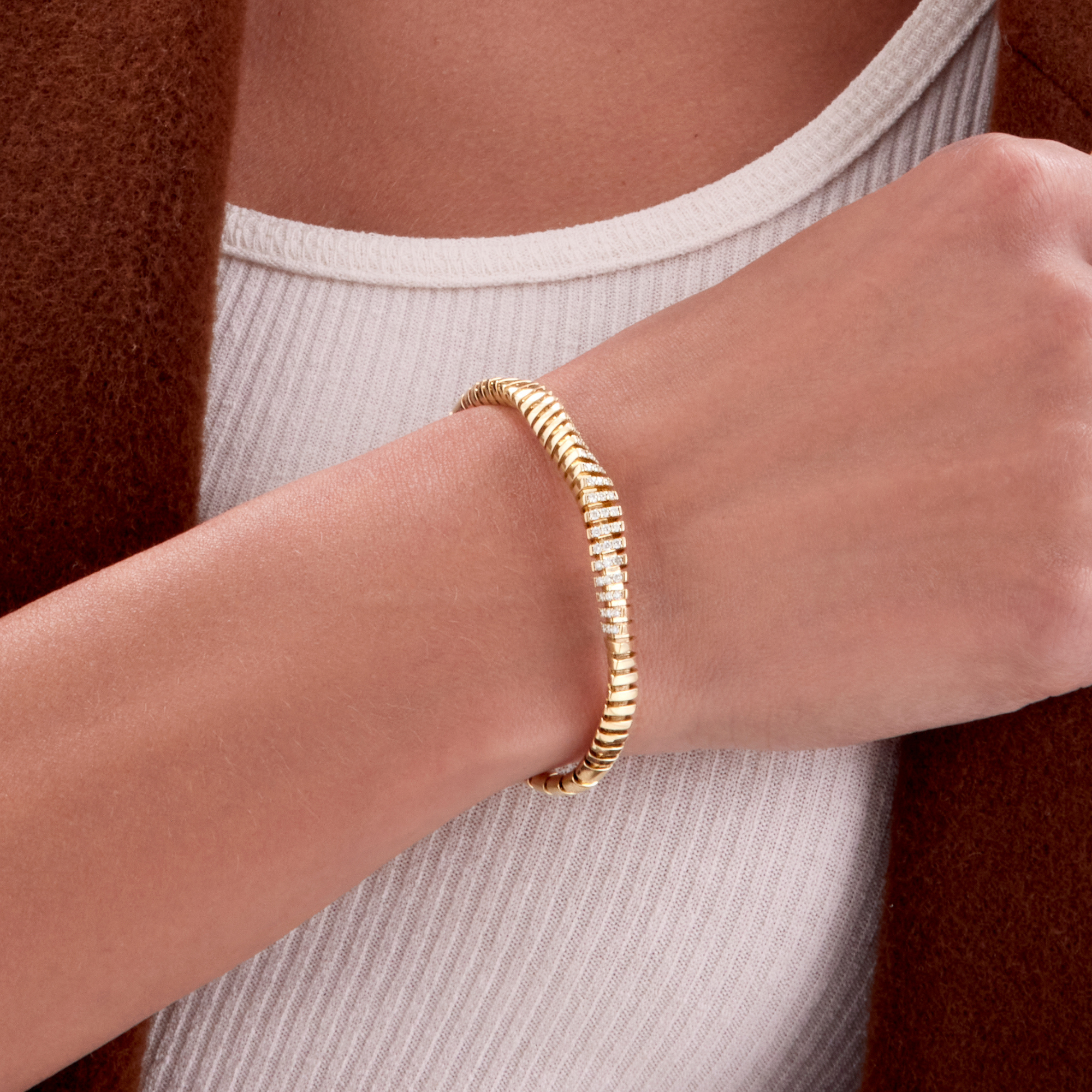 CRESCENDO MINI-ME YELLOW GOLD BRACELET