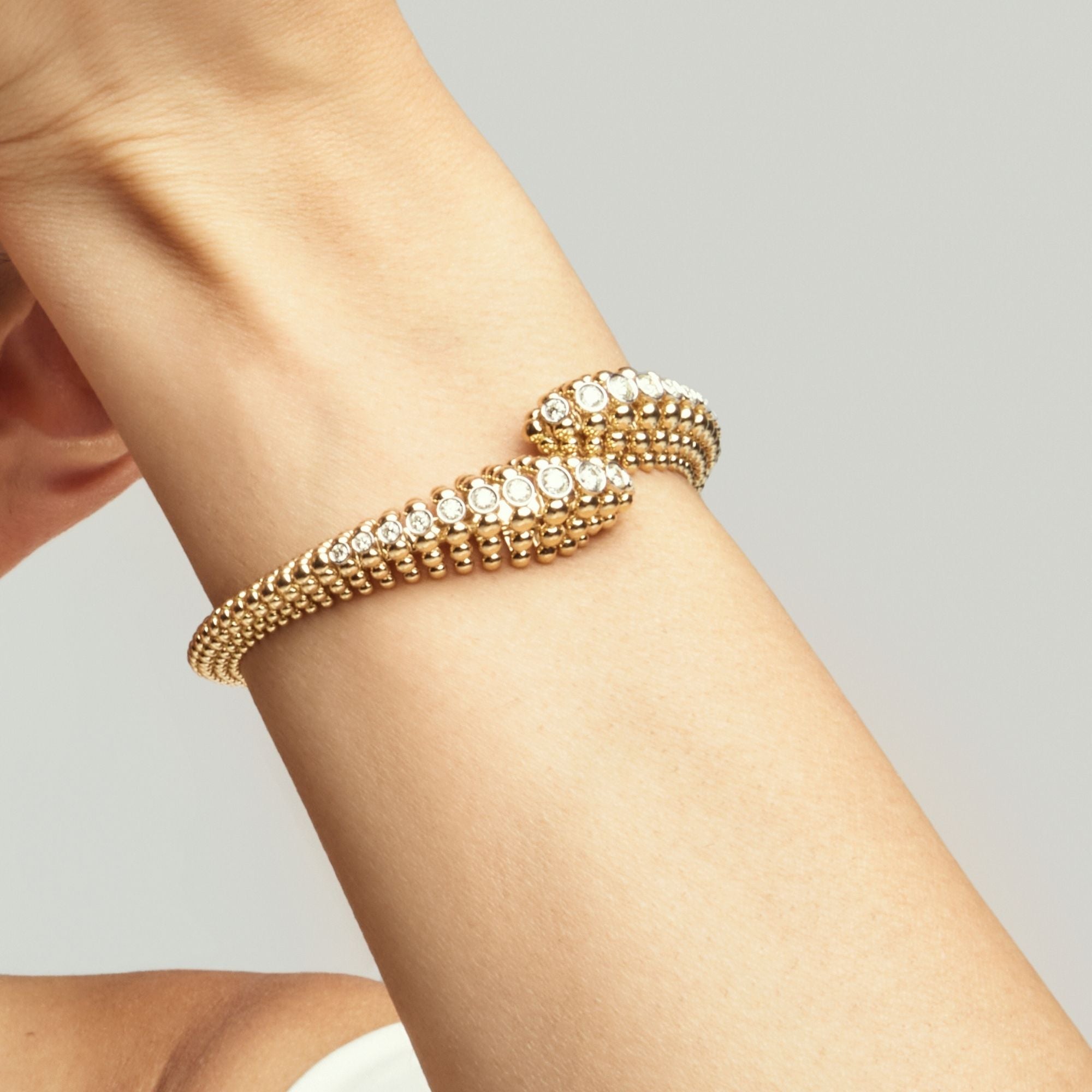 BUBBLES CONTRARIÉ YELLOW GOLD BRACELET