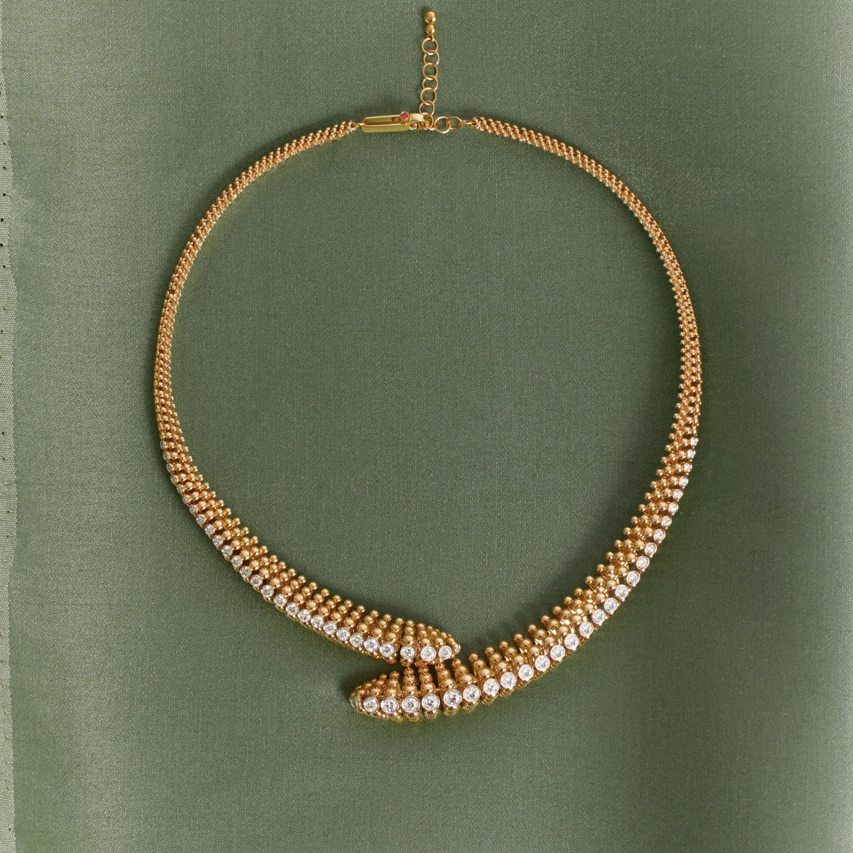 BUBBLES CONTRARIÈ YELLOW GOLD NECKLACE