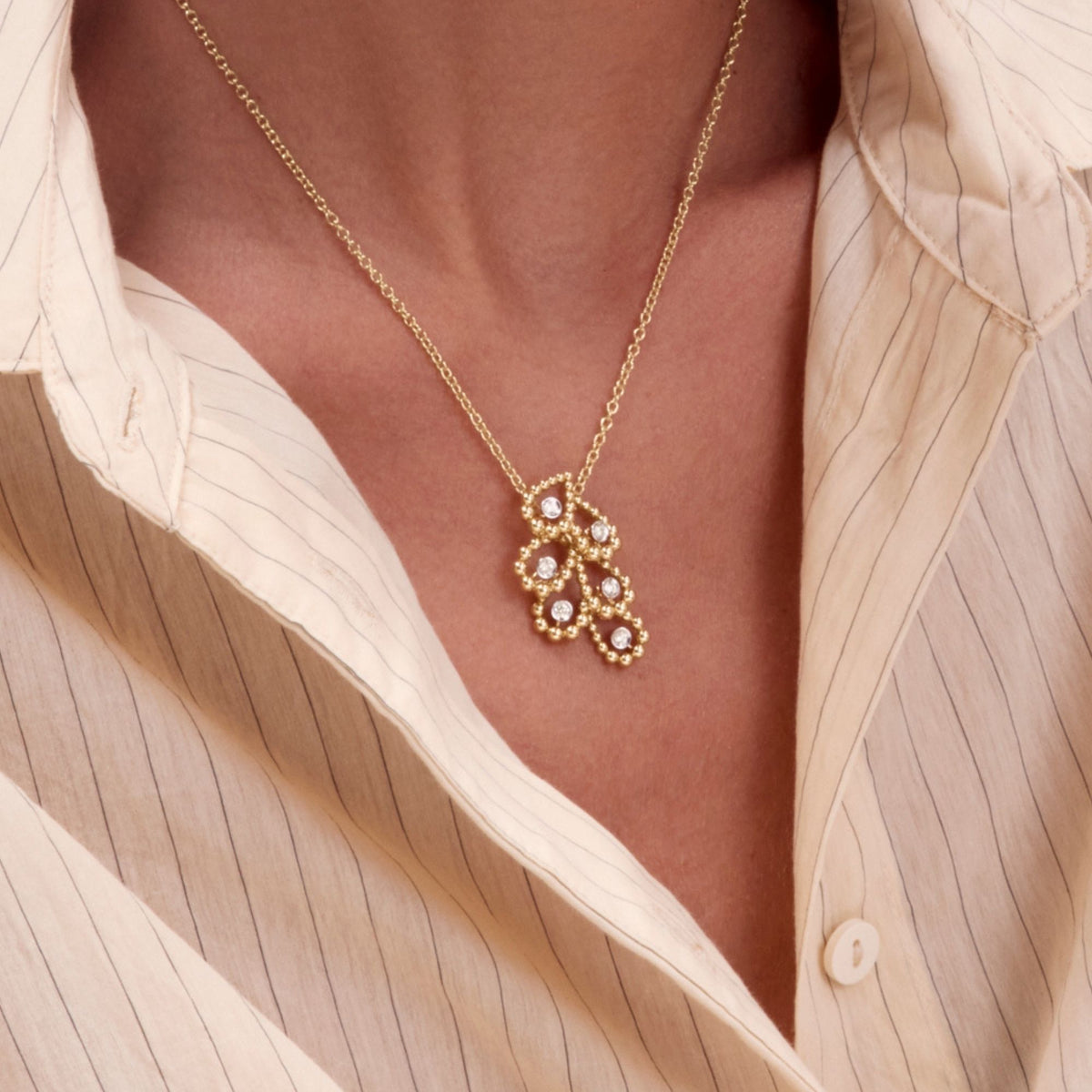 Chiacchierino Yellow Gold Pendant