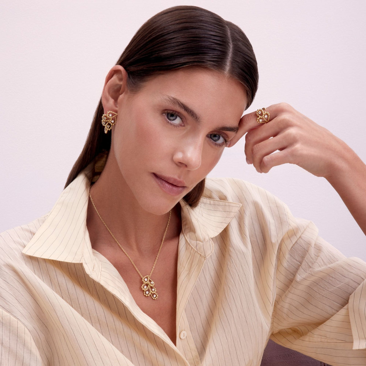 Chiacchierino Yellow Gold Pendant