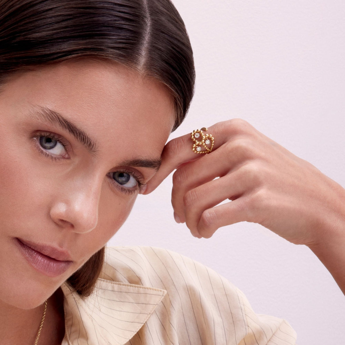 Chiacchierino Yellow Gold Ring