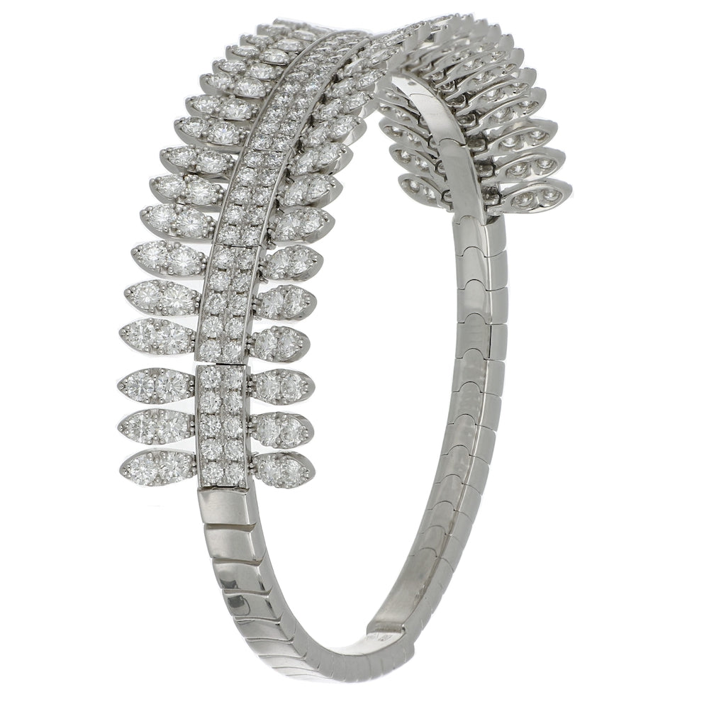 SPETTINATO WHITE GOLD PAVÉ DIAMOND BRACELET