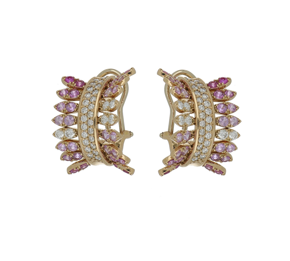 SPETTINATO PINK SAPPHIRES EARRINGS