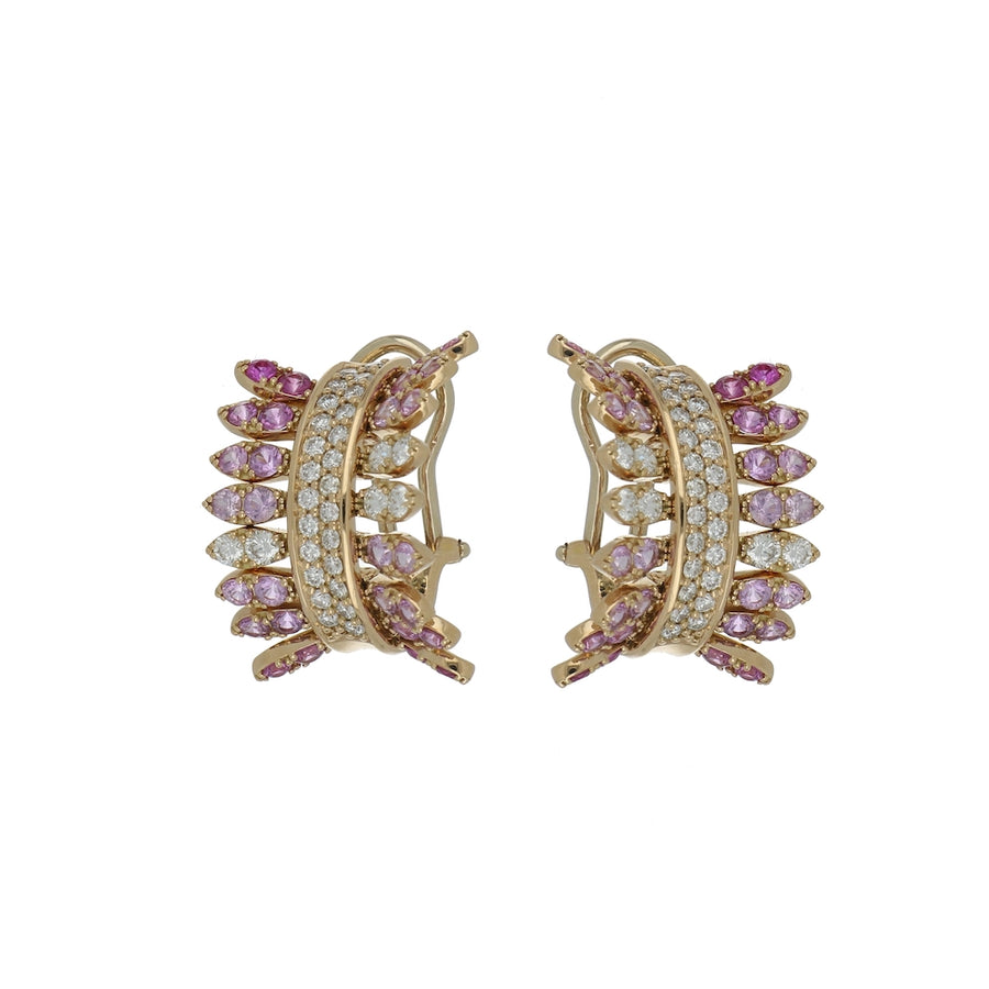 SPETTINATO PINK SAPPHIRES EARRINGS