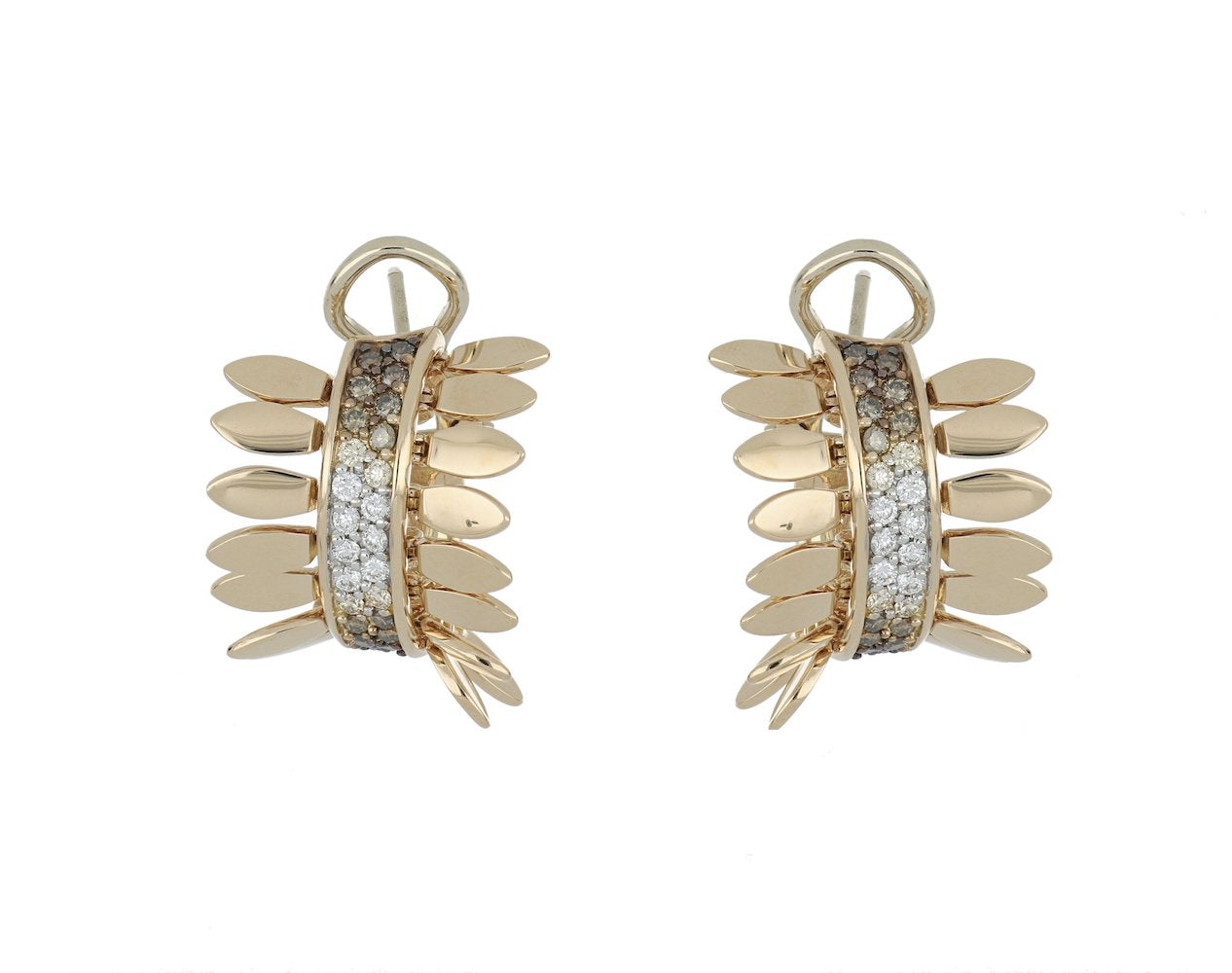 SPETTINATO ROSE GOLD EARRINGS