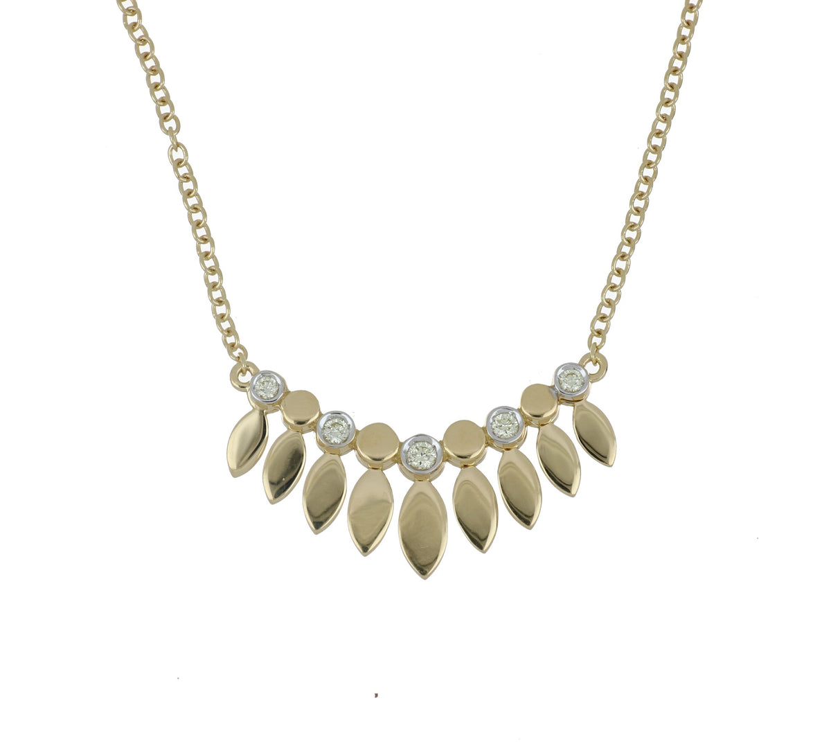 SPETTINATO MINI-ME YELLOW GOLD PENDANT
