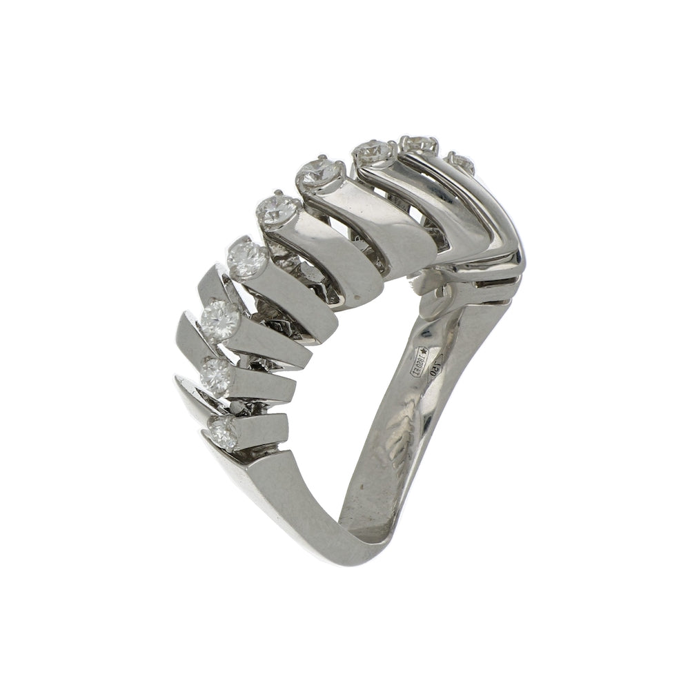 SOFFIO WHITE GOLD RING