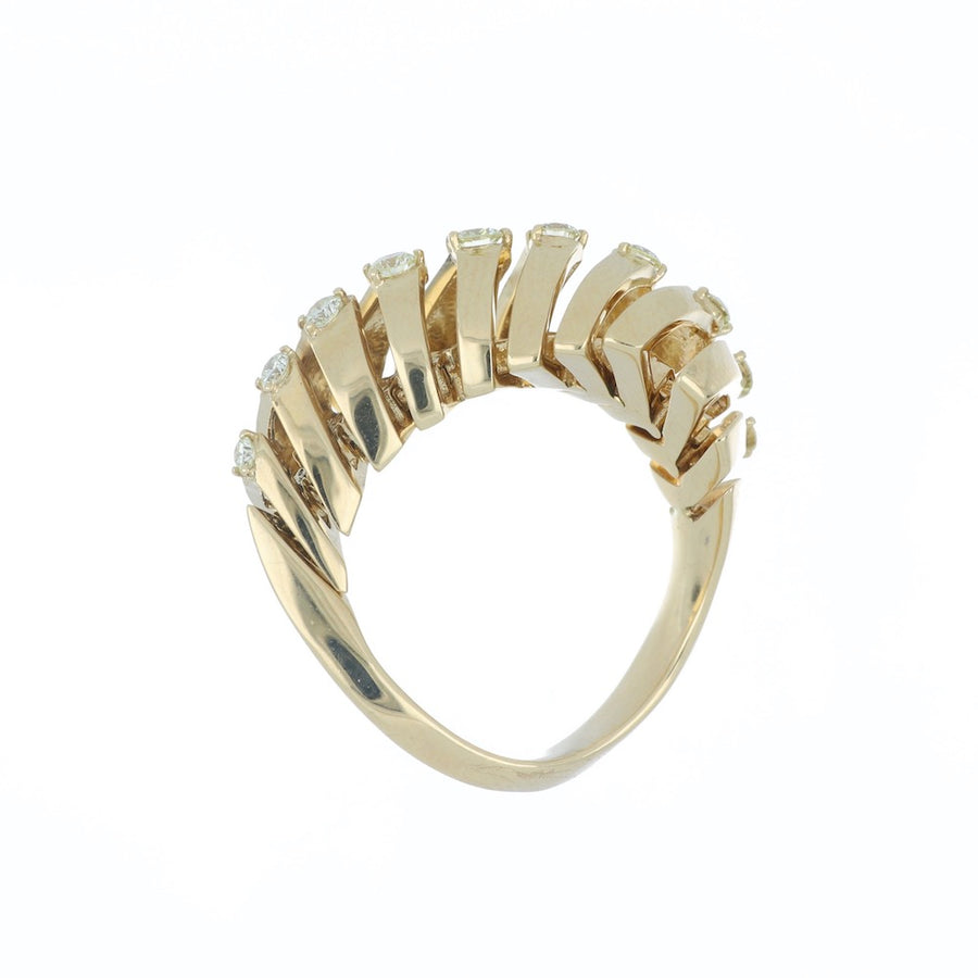 SOFFIO YELLOW GOLD RING