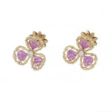 LUCKY ME PINK SAPPHIRES EARRINGS