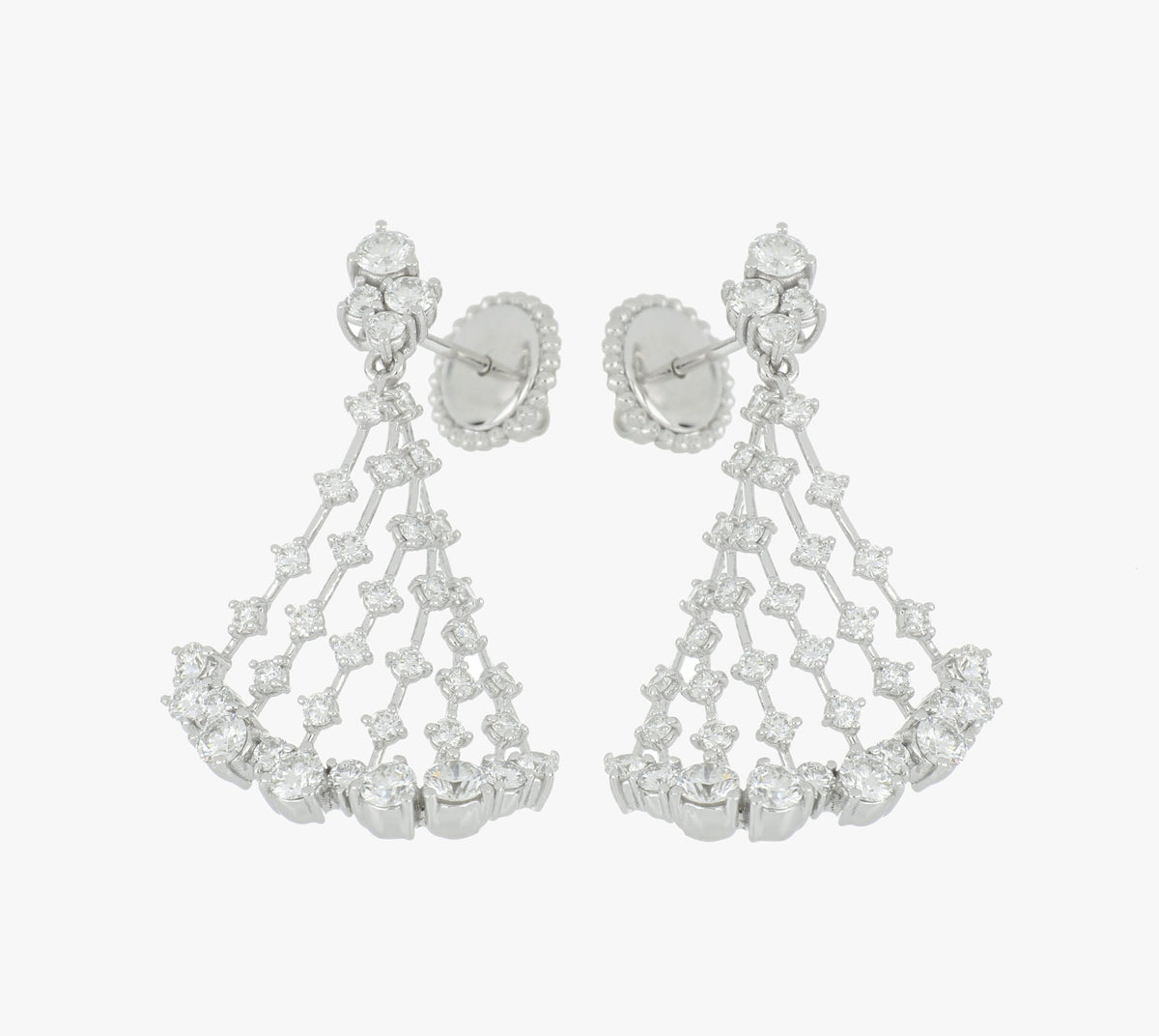WHITE WONDERS ARIA WHITE GOLD EARRINGS