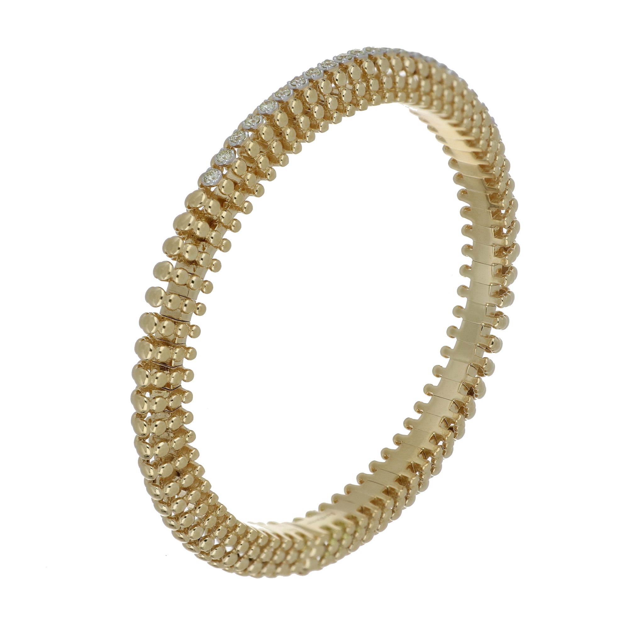 BUBBLES MINI-ME YELLOW GOLD BRACELET