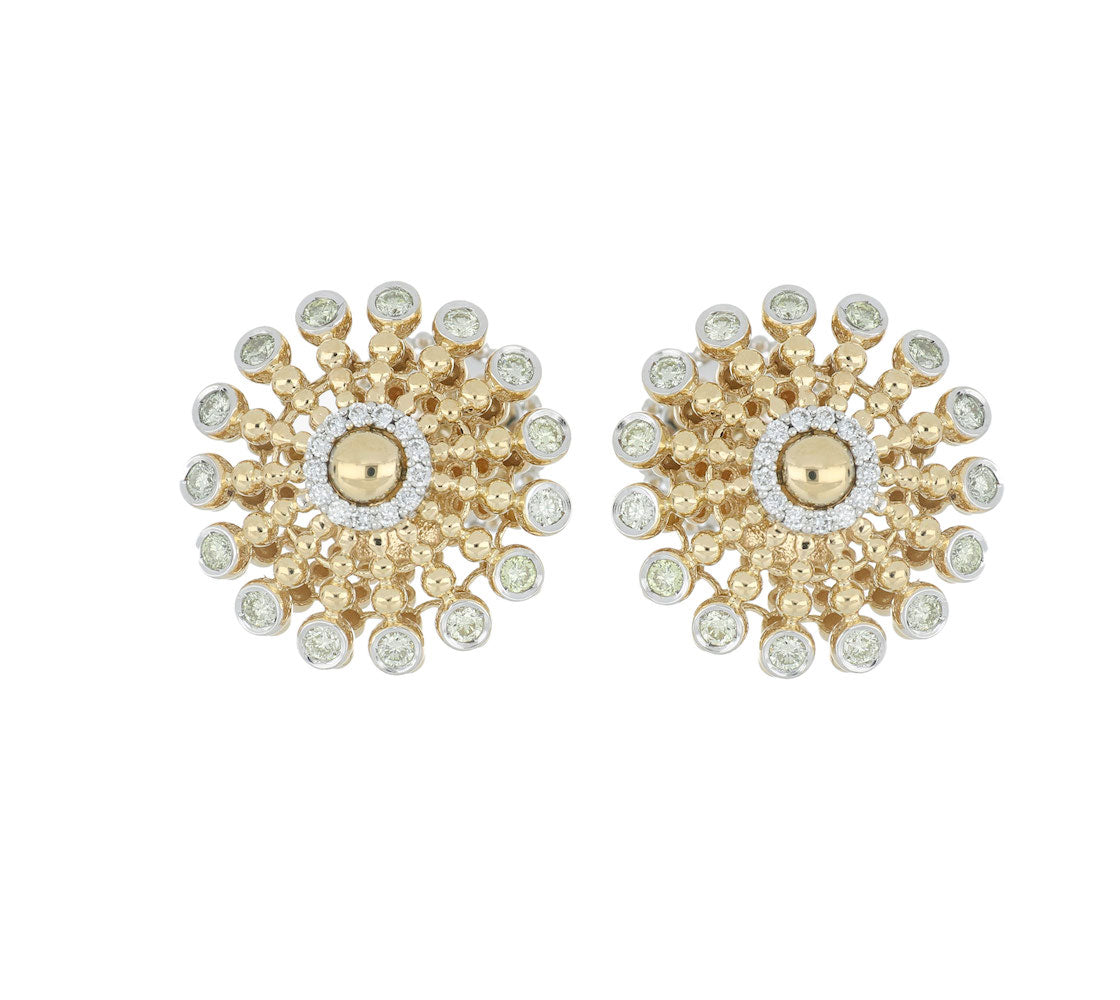 BUBBLES RAGGI ROUND DIAMONDS EARRINGS