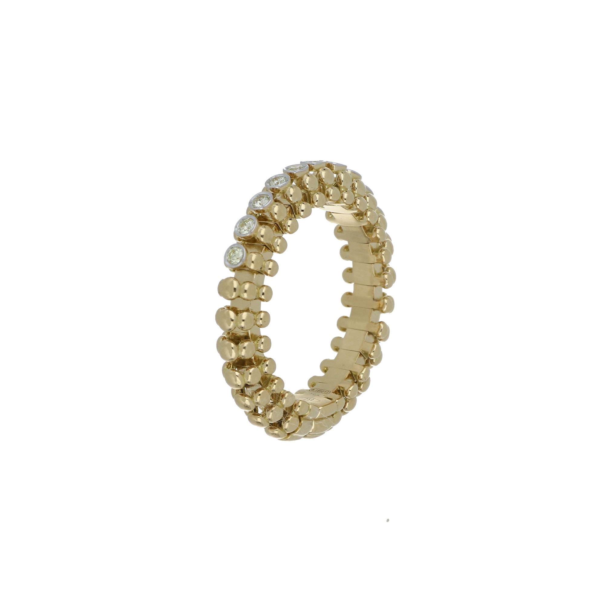 BUBBLES MINI-ME YELLOW GOLD RING