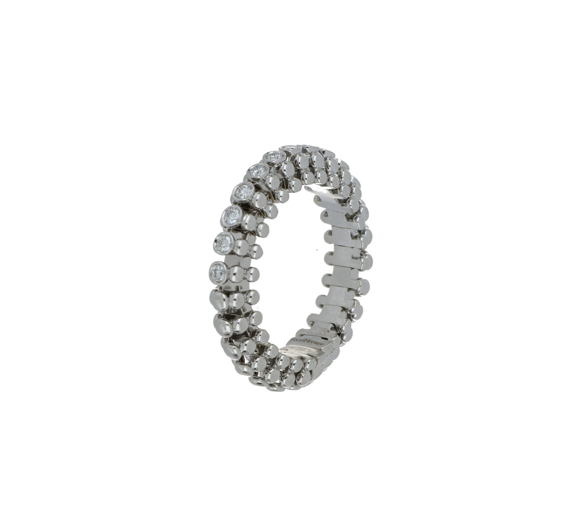 BUBBLES MINI-ME WHITE GOLD RING