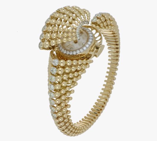 BUBBLES YELLOW GOLD DIAMOND WATCH