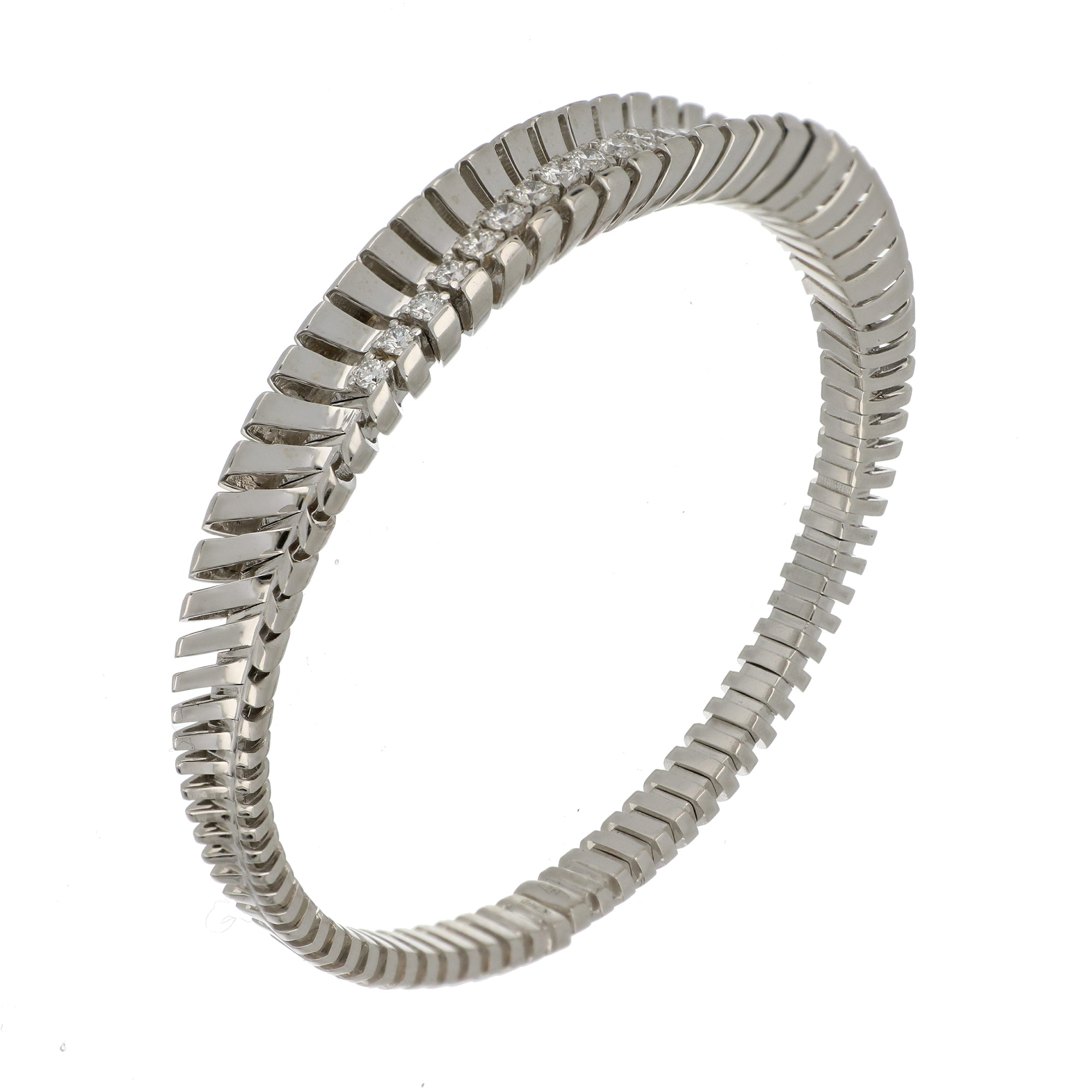 SOFFIO MINI-ME WHITE GOLD BRACELET