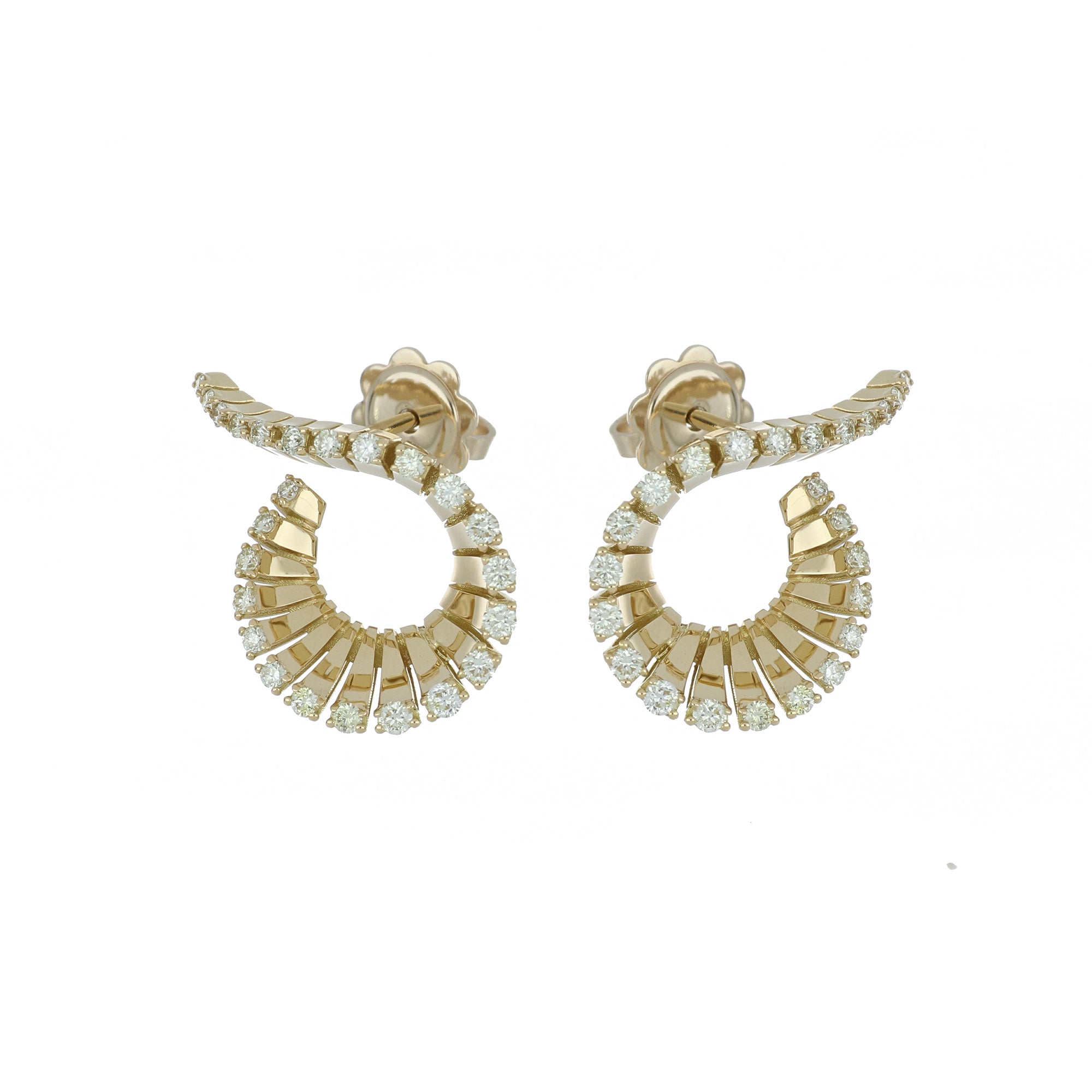 VITO MINI-ME YELLOW GOLD EARRINGS