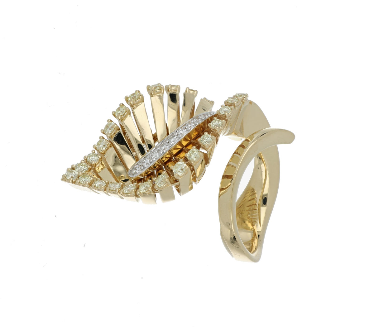 VITO FOGLIA YELLOW GOLD RING