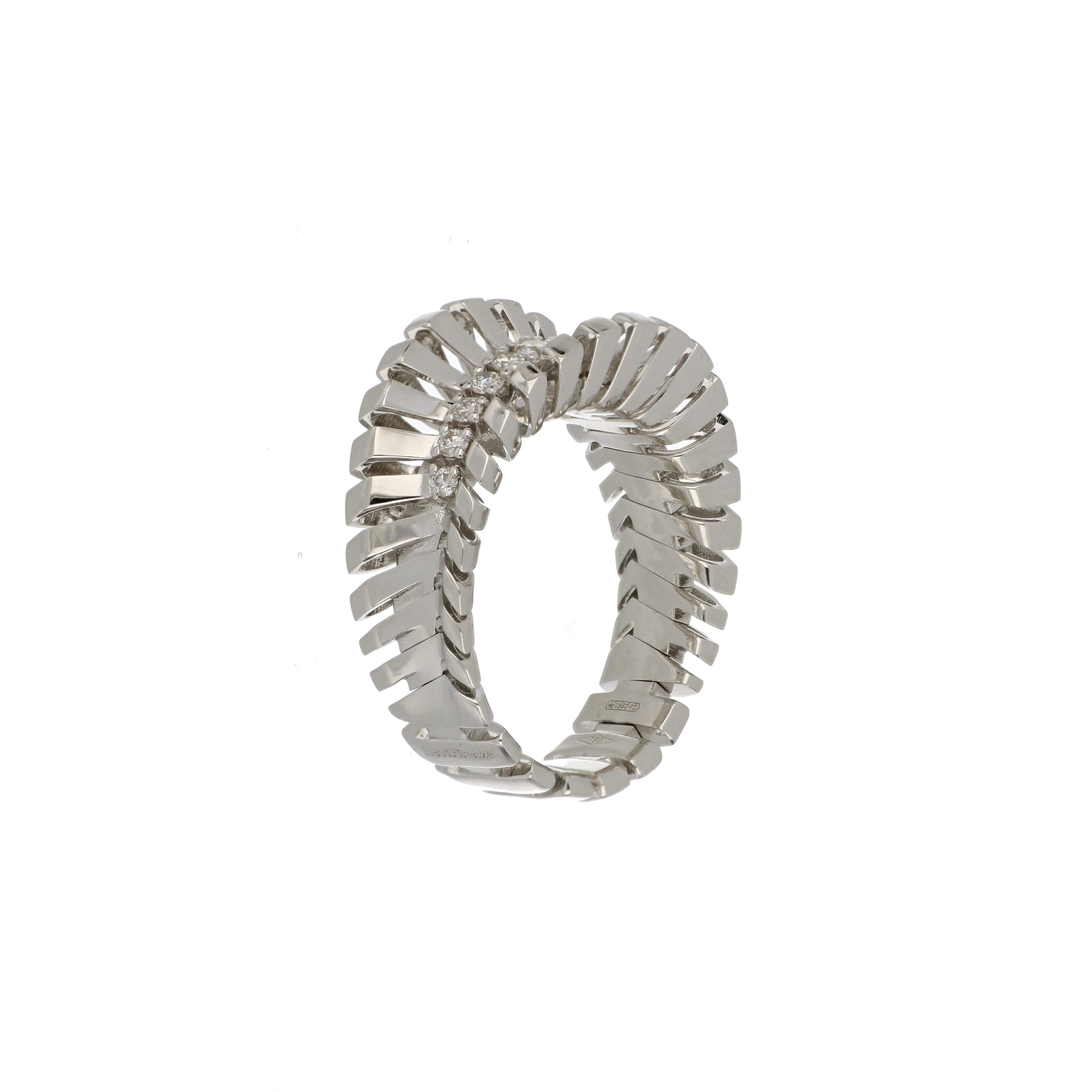 SOFFIO MINI-ME WHITE GOLD RING