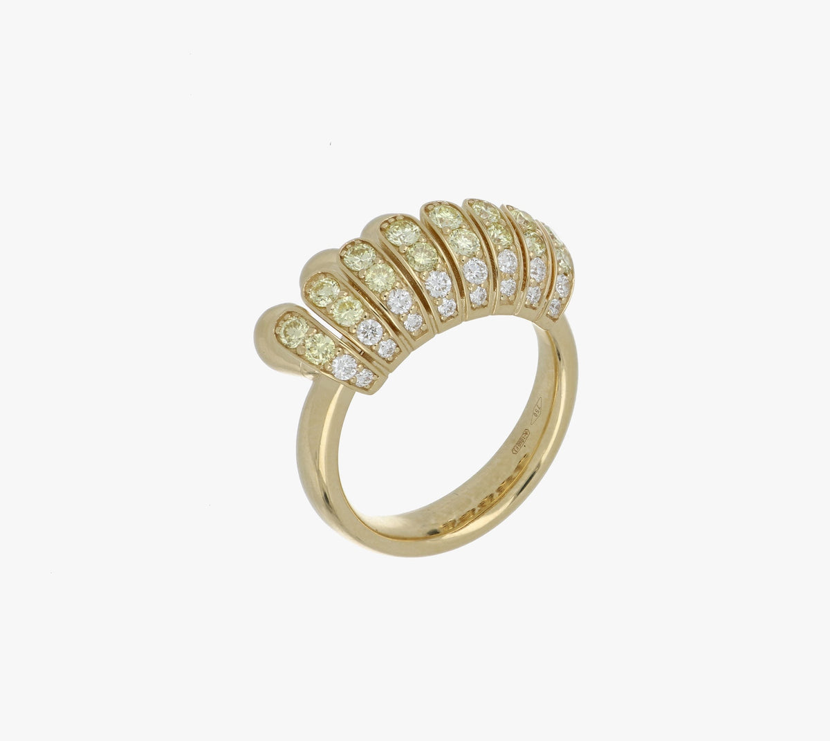 ALLEGRA SMALL YELLOW GOLD RING
