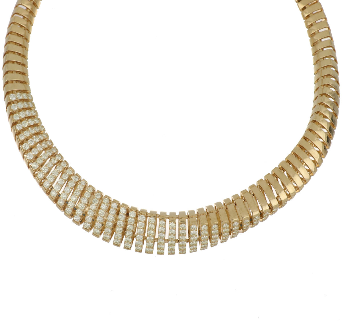 CRESCENDO YELLOW GOLD NECKLACE