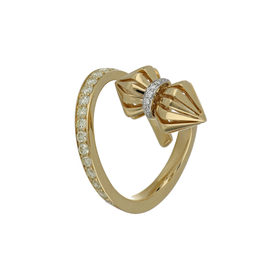 GIOTTO SMALL SIDE DIAMOND RING