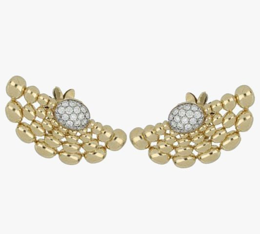 SOLEGIRA YELLOW GOLD EARRINGS
