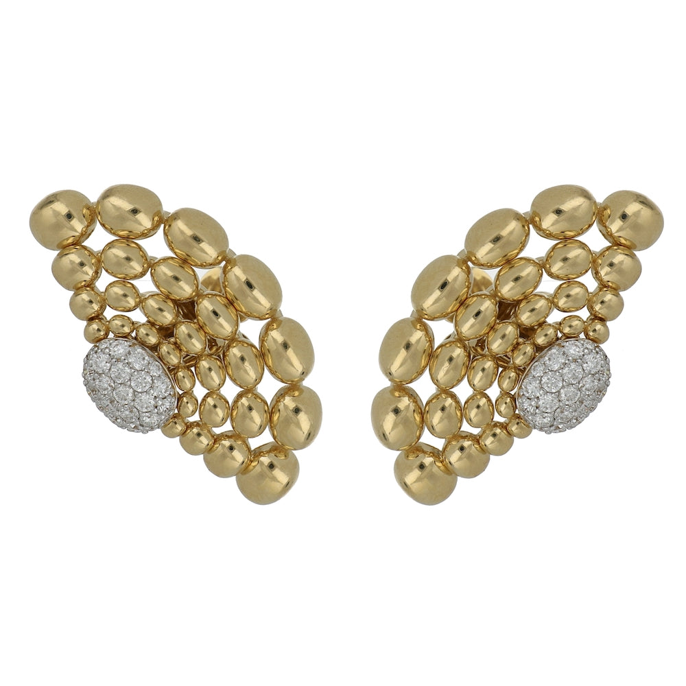 SOLEGIRA YELLOW GOLD EARRINGS