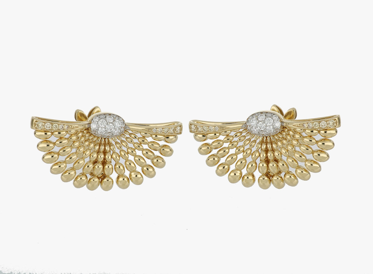 SOLEGIRA YELLOW GOLD SMALL EARRINGS