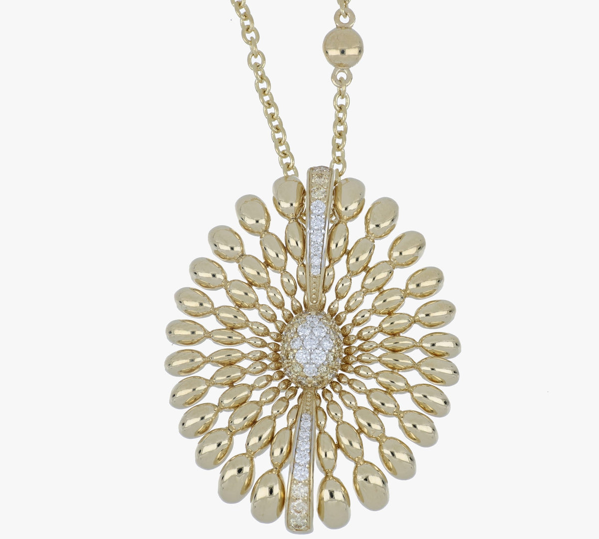 SOLEGIRA SMALL YELLOW GOLD PENDANT