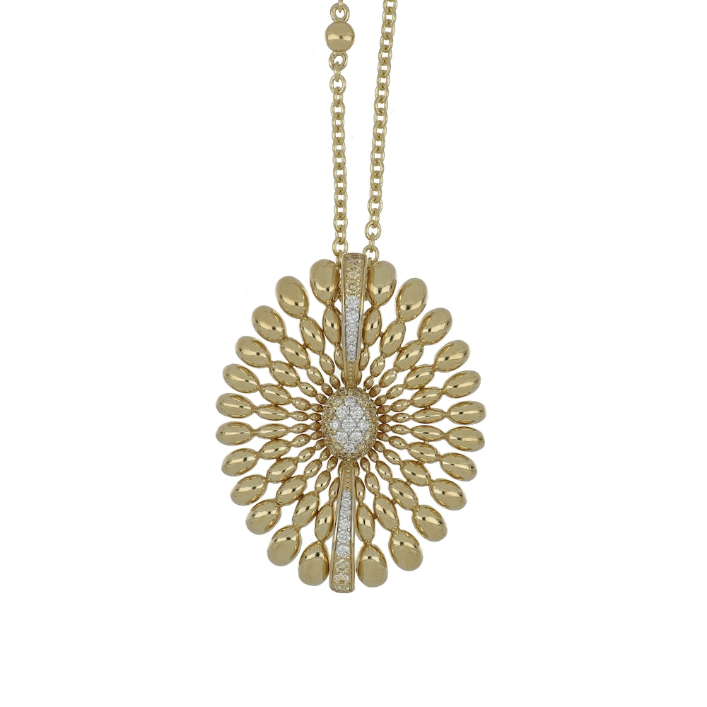 SOLEGIRA SMALL YELLOW GOLD PENDANT