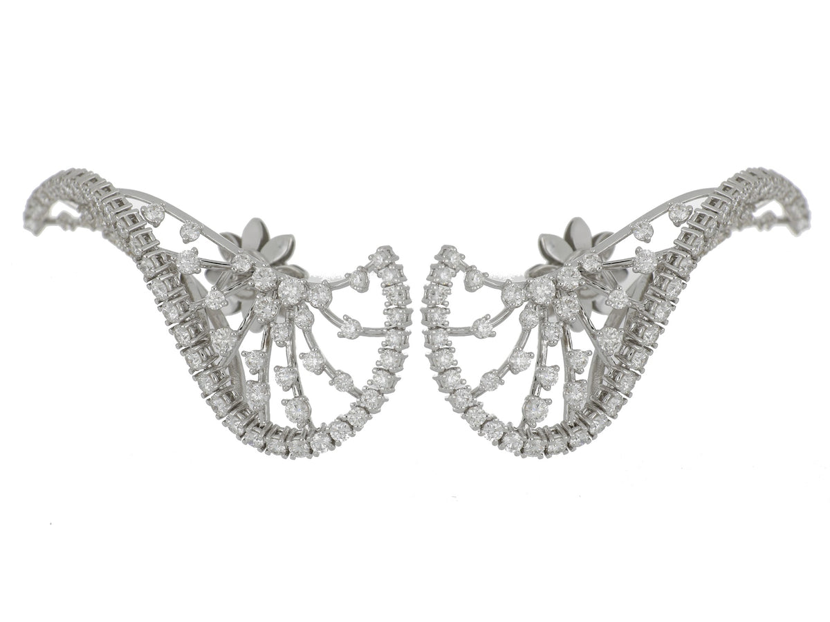 WHITE WONDERS MEMORIA WHITE GOLD EARRINGS