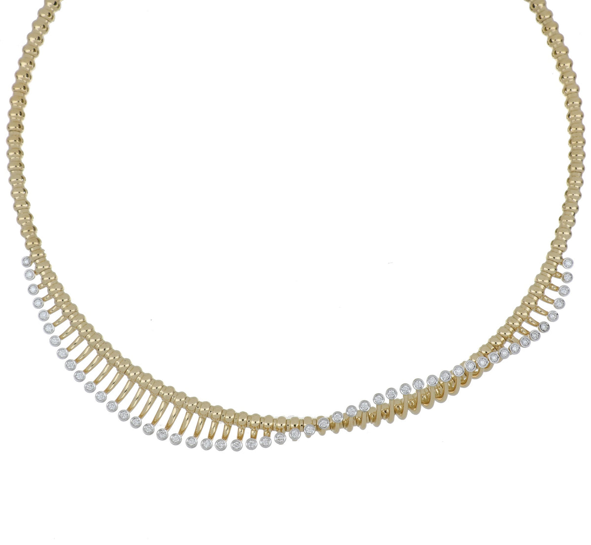ARTIFICIO SMALL YELLOW GOLD NECKLACE