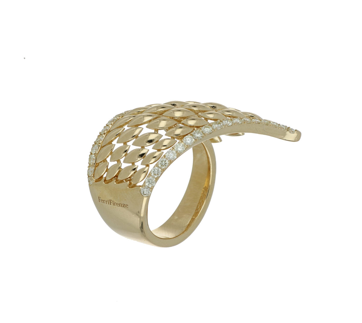VENTO YELLOW GOLD RING