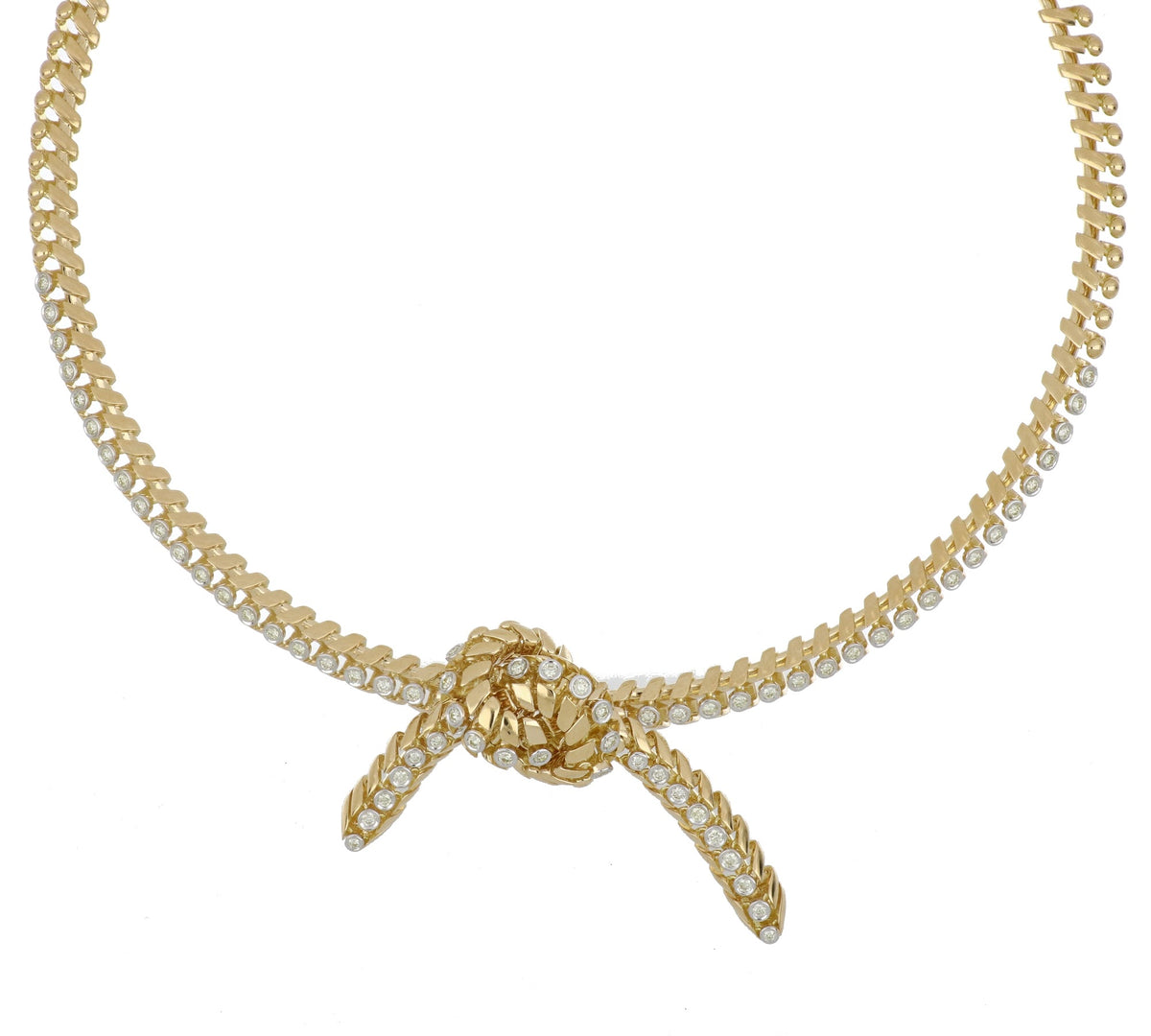 SNODO YELLOW GOLD NECKLACE
