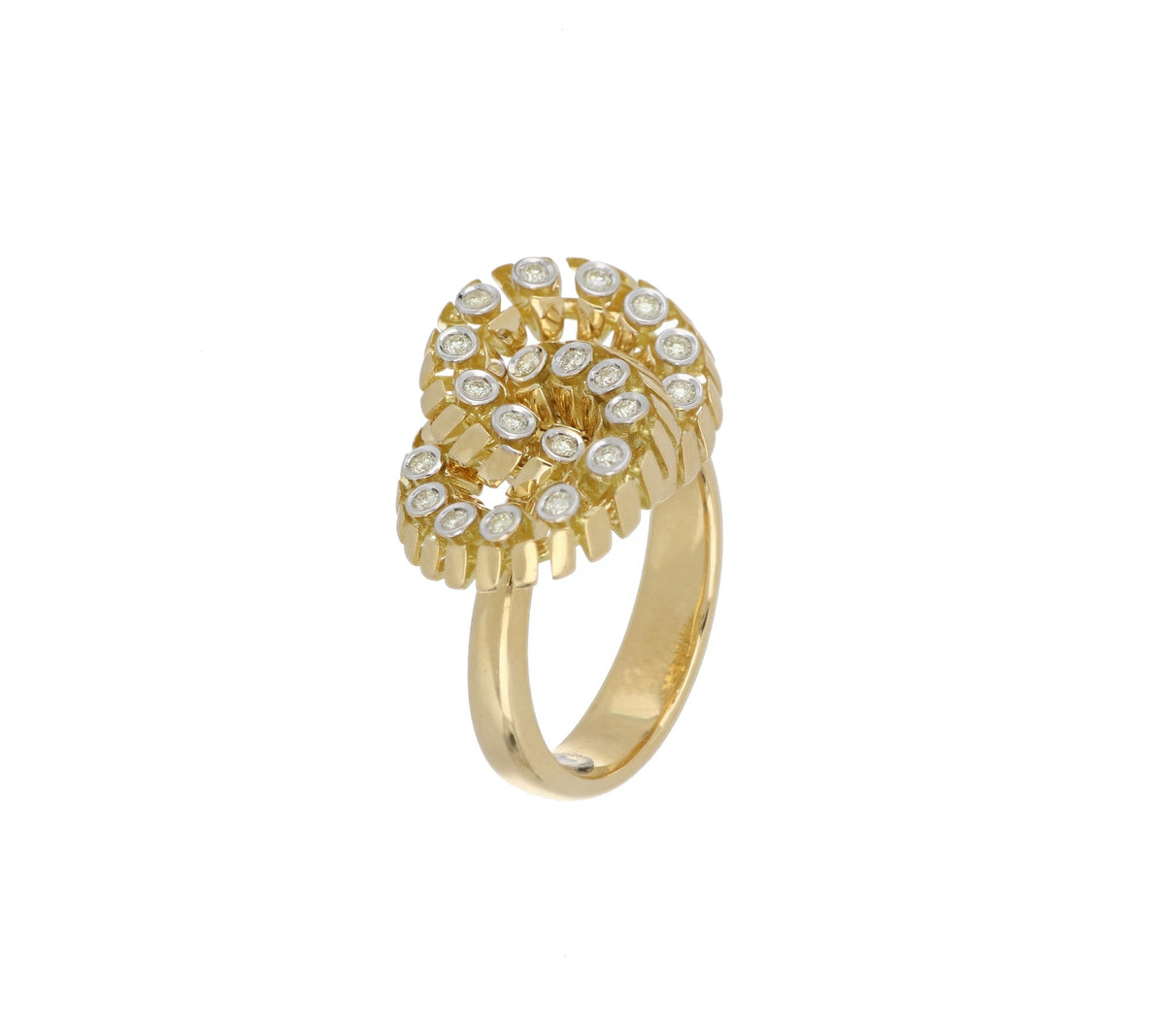 SNODO MEDIUM YELLOW GOLD RING