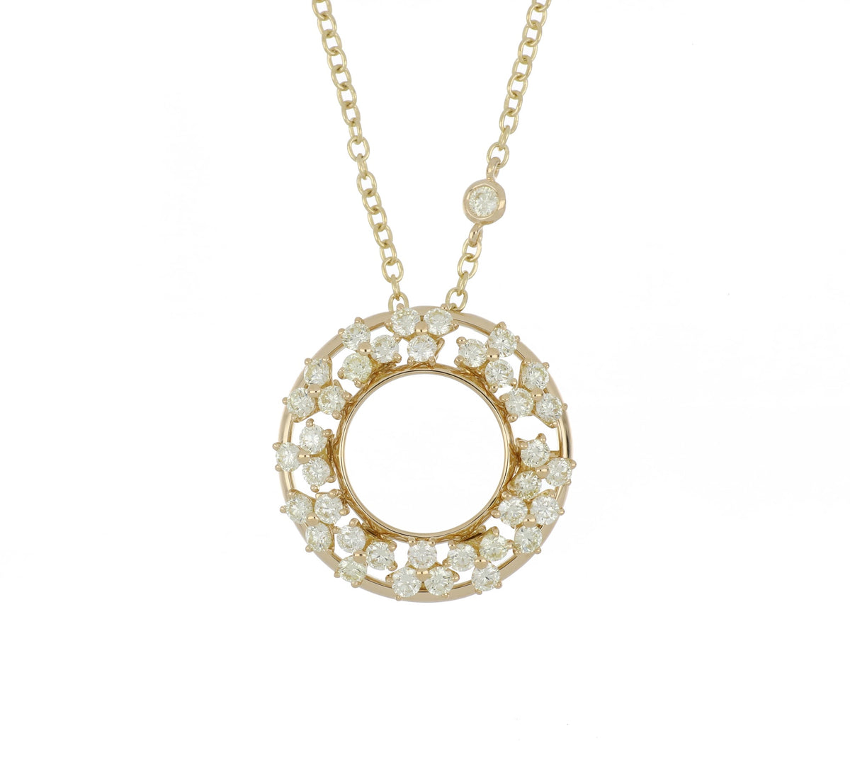 Trilly Yellow Gold Pendant