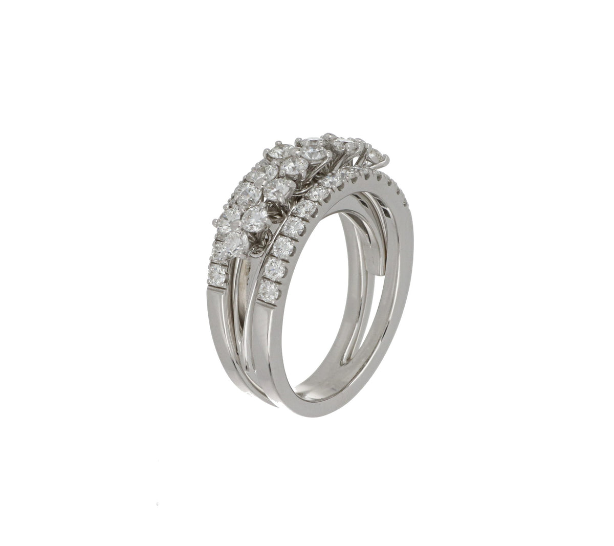 Trilly White Gold Ring