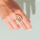 BUBBLES RAGGI MOTHER OF PEARL RING