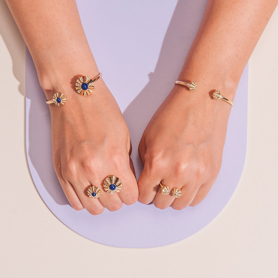 GIOTTO BLUE ENAMEL DIAMOND BRACELET