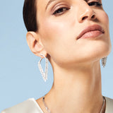 SPETTINATO RANIA WHITE GOLD DIAMOND EARRINGS