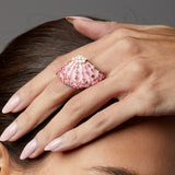 LUCCIOLA PINK SAPPHIRES BIG RING